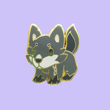 Load image into Gallery viewer, MINI MYTHOS: Fenrir Hard Enamel Pin Chibi Wolf Norse Mythology