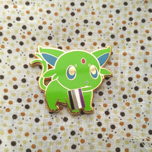 Load image into Gallery viewer, Espeon Asexual/Demisexual/Nonbinary Pride Flag Hard Enamel Pin