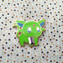 Load image into Gallery viewer, Espeon Asexual/Demisexual/Nonbinary Pride Flag Hard Enamel Pin