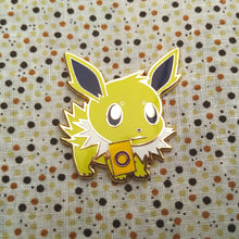 Load image into Gallery viewer, Jolteon Intersex (IHRA) Pride Flag Hard Enamel Pin