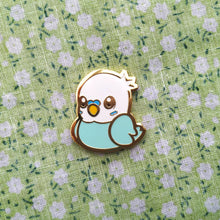 Load image into Gallery viewer, Budgie Chibi Bird Hard Enamel Pin Parrot Parrotlet Budgerigar Borb