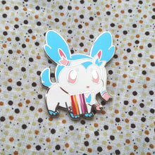 Load image into Gallery viewer, Sylveon Transgender/Lesbian/Aromantic Pride Flag Hard Enamel Pin