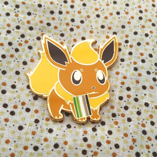 Load image into Gallery viewer, Flareon Lesbian/Transgender/Aromantic Pride Flag Hard Enamel Pin