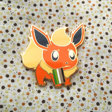 Load image into Gallery viewer, Flareon Lesbian/Transgender/Aromantic Pride Flag Hard Enamel Pin