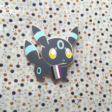 Load image into Gallery viewer, Umbreon Nonbinary/Asexual/Bisexual Pride Flag Hard Enamel Pin