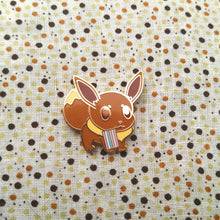 Load image into Gallery viewer, Eevee Rainbow/Intersex Pride Flag Hard Enamel Pin