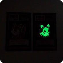Load image into Gallery viewer, MINI MYTHOS: Jade Hare Hard Enamel Glow in the Dark Pin Chibi Rabbit Bunny Mythology