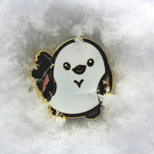 Load image into Gallery viewer, Long-Tailed Tit Simaenaga Bird Hard Enamel Pin