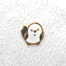 Load image into Gallery viewer, Long-Tailed Tit Simaenaga Bird Hard Enamel Pin