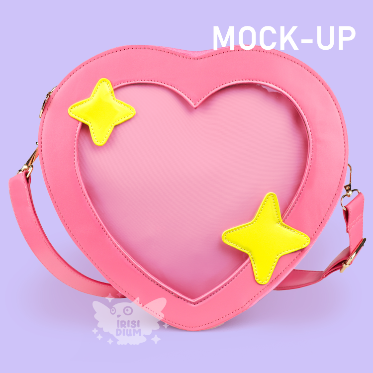 PREORDER Pink Heart Emoji Ita Bag