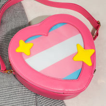 Load image into Gallery viewer, Transgender Pride Heart Emoji Ita Bag
