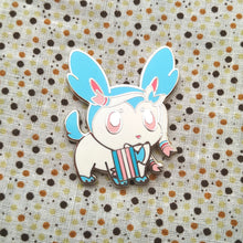 Load image into Gallery viewer, Sylveon Transgender/Lesbian/Aromantic Pride Flag Hard Enamel Pin
