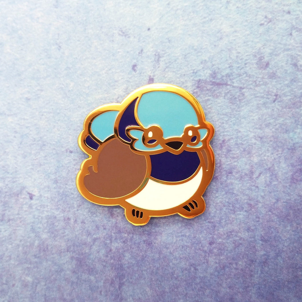 Super Fairy Wren Bird Hard Enamel Pin